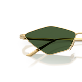Sie Oliver Peoples 2001C mit Gold Gestell und Grün Gläsern - Variant