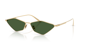 Sie Oliver Peoples 2001C mit Gold Gestell und Grün Gläsern - bild 1