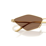 Sie Oliver Peoples 2001C mit Gold Gestell und Braun Gläsern - Variant