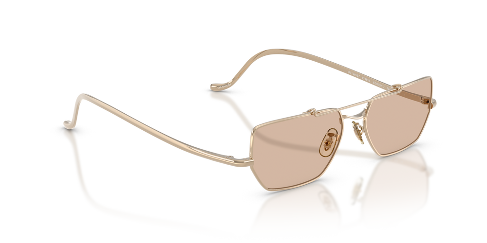 Sie Oliver Peoples Edition 7 mit Gold Gestell und Braun Gläsern - bild 3