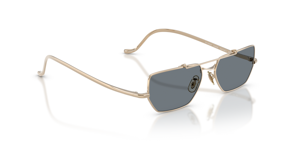 Oliver Peoples Edition 7 con montatura Oro e lenti  Blu - immagine 3