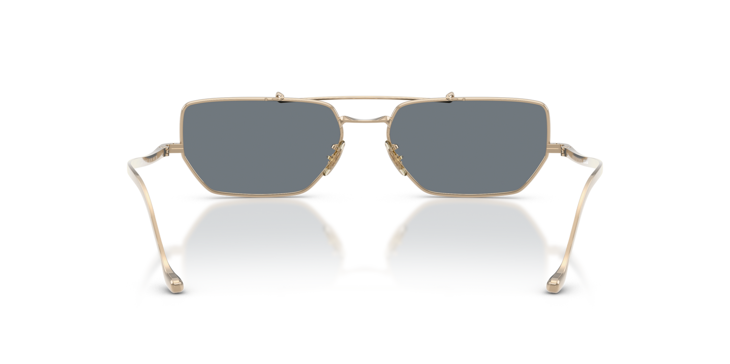 Oliver Peoples Edition 7 con montatura Oro e lenti  Blu - Immagine Naselli