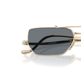 Sie Oliver Peoples Edition 7 mit Gold Gestell und Blau Gläsern - Variant