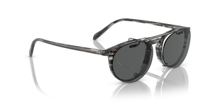 Sie Oliver Peoples Riley-R Flip-Up Clip mit Antik Zinn Gestell und Grau Gläsern - bild 5