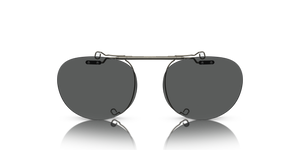 Sie Oliver Peoples Riley-R Flip-Up Clip mit Antik Zinn Gestell und Grau Gläsern - Bild 8