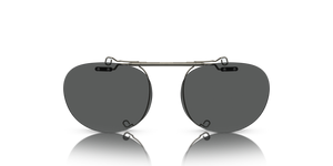 Oliver Peoples Riley-R Flip-Up Clip con montura Estaño Envejecido y lentes Gris - imagen 8