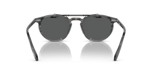 Sie Oliver Peoples Riley-R Flip-Up Clip mit Antik Zinn Gestell und Grau Gläsern - bild 7