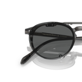Oliver Peoples Riley-R Flip-Up Clip con montatura Peltro Antico e lenti  Grigio - Variant