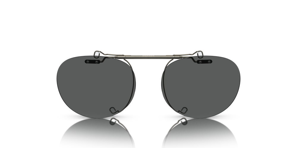 Oliver Peoples Riley-R Flip-Up Clip con montatura Peltro Antico e lenti  Grigio - immagine 2