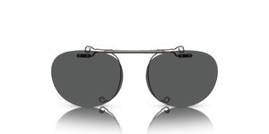 Oliver Peoples Riley-R Flip-Up Clip con montura Estaño Envejecido y lentes Gris - imagen 2
