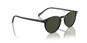 Sie Oliver Peoples Riley Sun mit Schwarz Gestell und Grün Gläsern - Bild 3