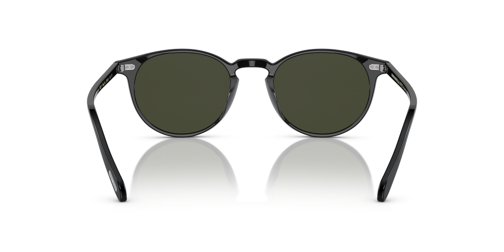 Sie Oliver Peoples Riley Sun mit Schwarz Gestell und Grün Gläsern - Bild 5