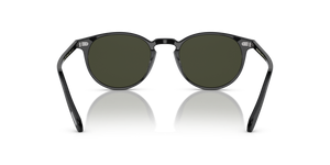 Sie Oliver Peoples Riley Sun mit Schwarz Gestell und Grün Gläsern - Bild 5