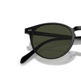 Oliver Peoples Riley Sun、ブラックフレーム、グリーンレンズ - Variant