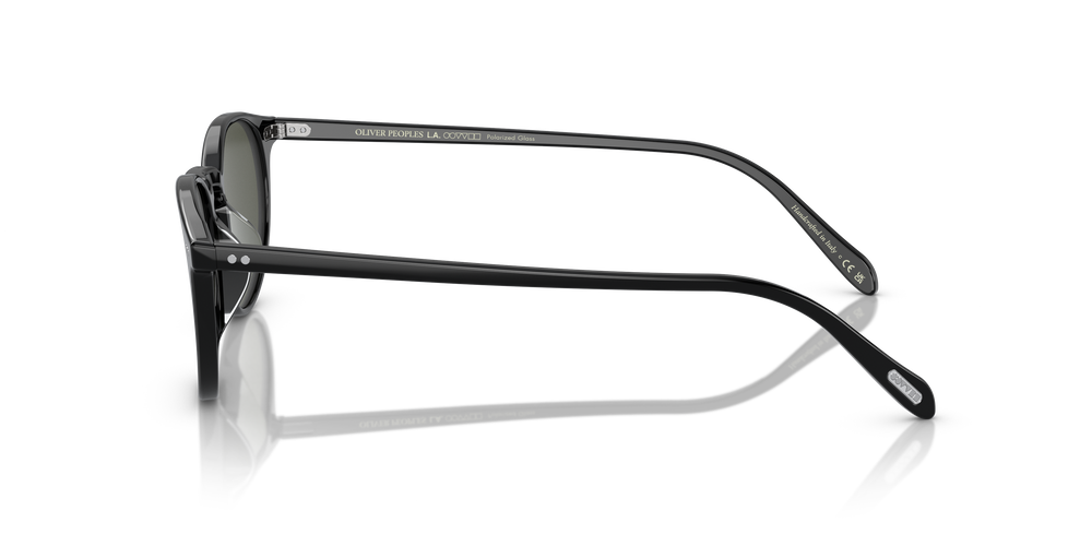 Sie Oliver Peoples Riley Sun mit Schwarz Gestell und Grün Gläsern - Bild 4