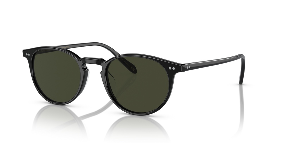 Oliver Peoples Riley Sun with Black frame and Green lenses - image 3