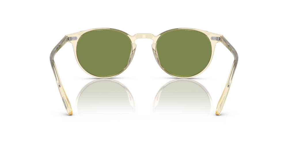 Oliver Peoples Riley Sun avec une monture Chamois et des verres Vert - image 5
