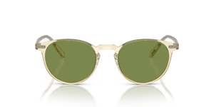Oliver Peoples Riley Sun con montatura Marrone camoscio e lenti  Verde - L'immagine 2