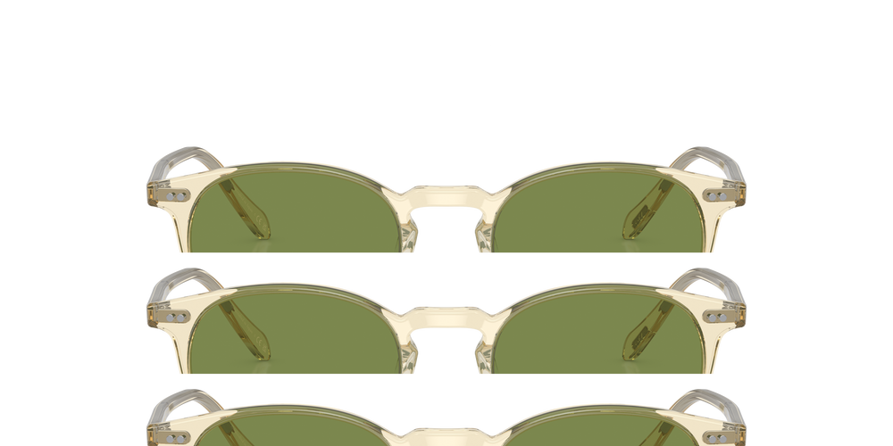 Oliver Peoples Riley Sun con montura Ante y lentes Verde - imagen 2