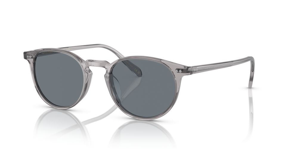 Oliver Peoples Riley Sun con montura Gris estándar y lentes Azul - imagen 6