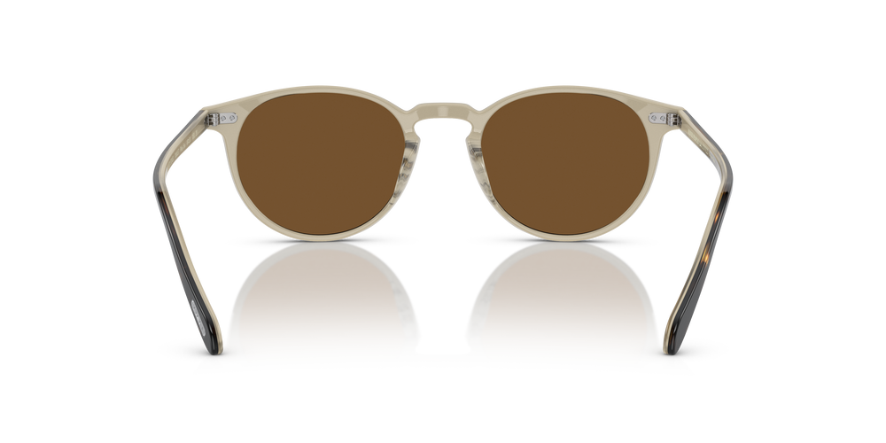 Oliver Peoples Riley Sun con montatura Corno e lenti  Marrone - L'immagine 5