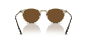 Oliver Peoples Riley Sun con montatura Corno e lenti  Marrone - L'immagine 5