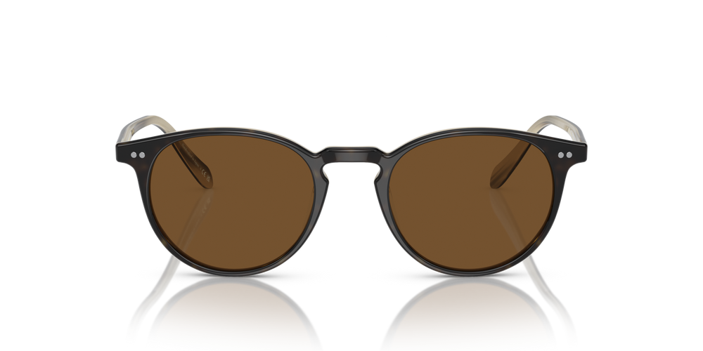 Oliver Peoples Riley Sun with Horn frame and Brown lenses - image 2
