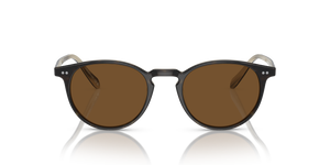 Oliver Peoples Riley Sun con montatura Corno e lenti  Marrone - L'immagine 2
