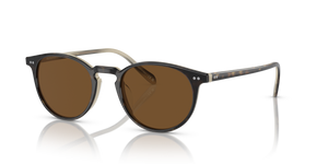 Oliver Peoples Riley Sun with Horn frame and Brown lenses - image 1