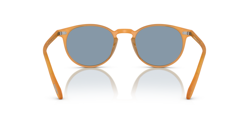 Oliver Peoples Riley Sun with Semi-Matte Amber Tortoise frame and