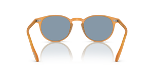 Oliver Peoples Riley Sun con montura Ámbar semimate y tortuga y lentes Azul - imagen 5
