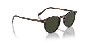 Oliver Peoples Riley Sun with Tuscany Tortoise frame and Green lenses - image 3