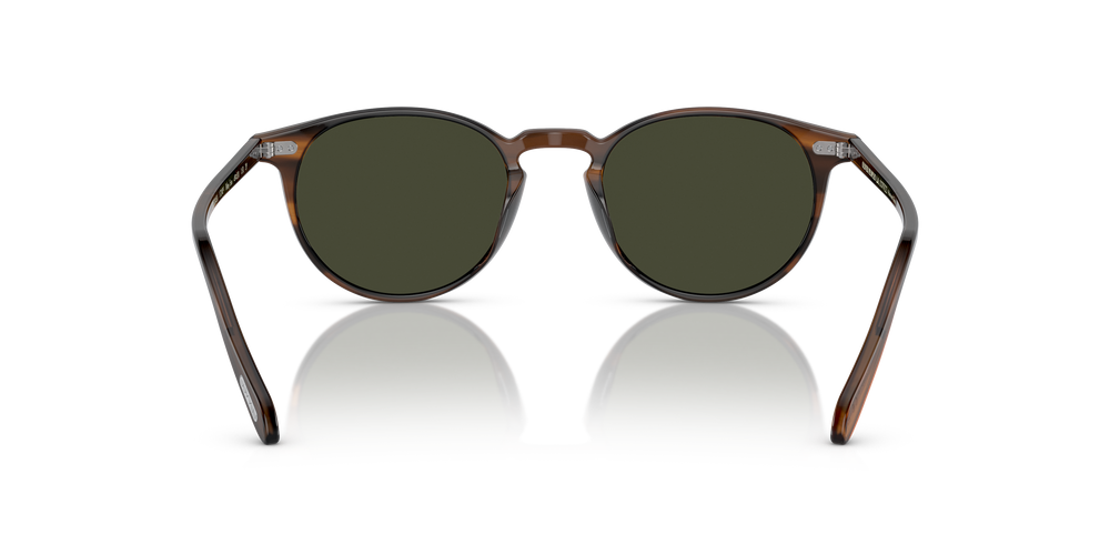 Sie Oliver Peoples Riley Sun mit Tortoise Toskana Gestell und Grün Gläsern - Bild 5