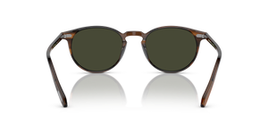 Oliver Peoples Riley Sun con montatura Tuscany Tortoise e lenti  Verde - L'immagine 5