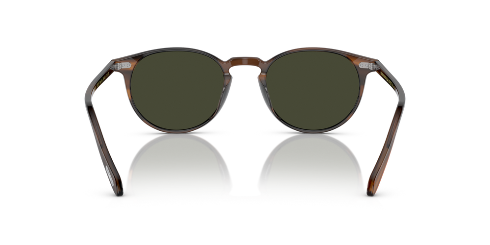 Oliver Peoples Riley Sun with Tuscany Tortoise frame and Green lenses - image 5