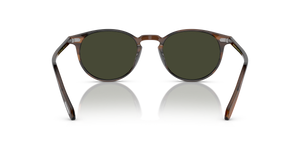Oliver Peoples Riley Sun with Tuscany Tortoise frame and Green lenses - image 5