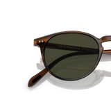Oliver Peoples Riley Sun with Tuscany Tortoise frame and Green lenses - Variant