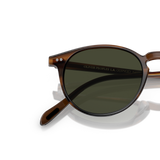 Oliver Peoples Riley Sun、トスカニートータスフレーム、グリーンレンズ - Variant