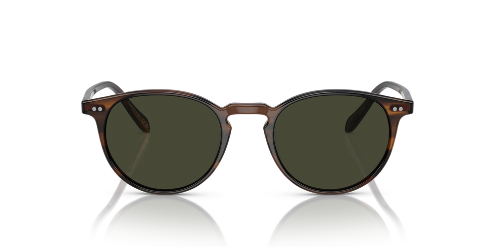 Sie Oliver Peoples Riley Sun mit Tortoise Toskana Gestell und Grün Gläsern - Bild 2