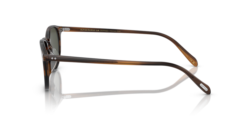 Oliver Peoples Riley Sun with Tuscany Tortoise frame and Green lenses - image 4