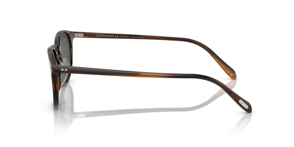 Oliver Peoples Riley Sun with Tuscany Tortoise frame and Green lenses - image 4