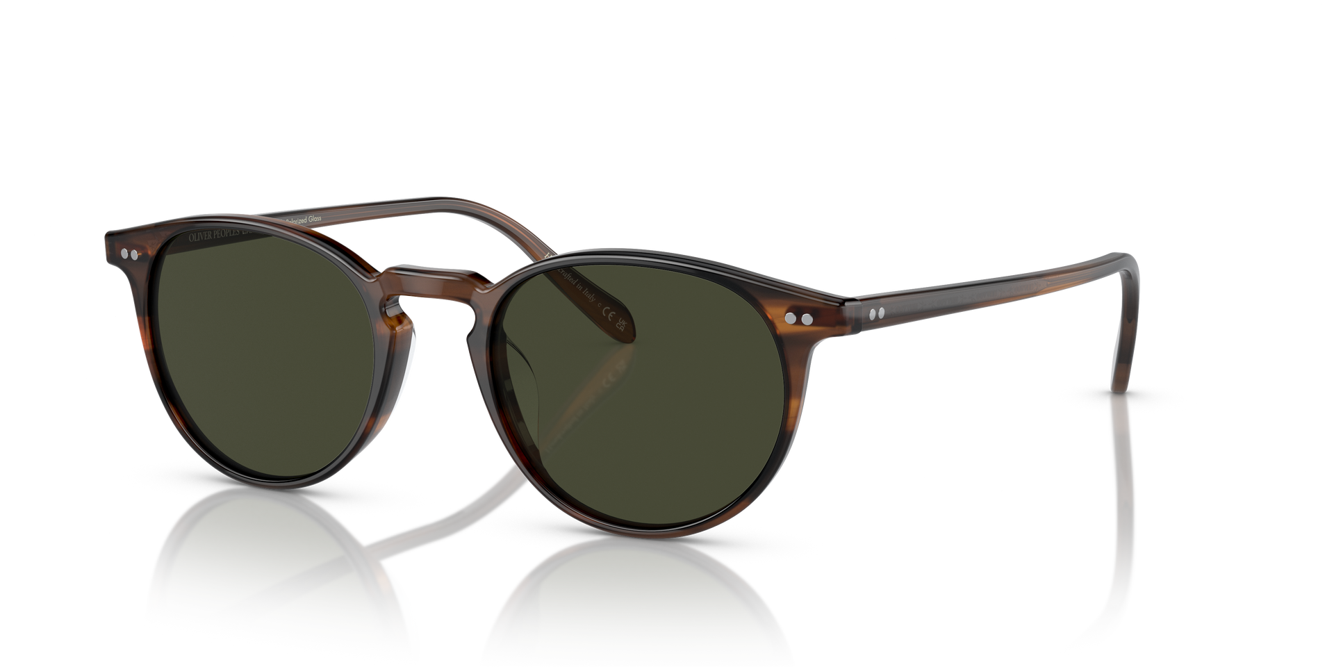 Oliver Peoples Riley Sun with Tuscany Tortoise frame and G-15