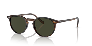 Sie Oliver Peoples Riley Sun mit Tortoise Toskana Gestell und Grün Gläsern - Bild 1