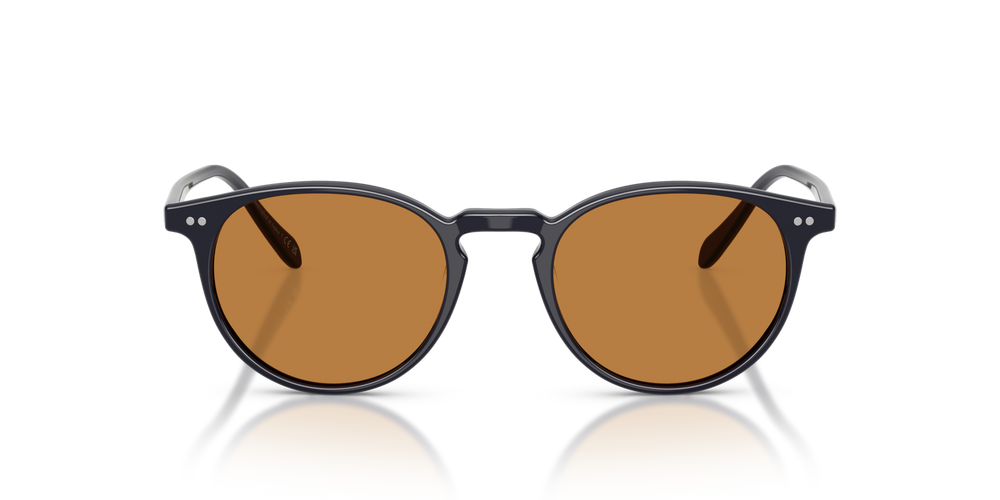 Oliver Peoples Riley Sun、Havana Indigoフレーム、ブラウンレンズ - 画像 2