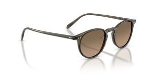 Oliver Peoples Riley Sun con montura Inkwell y lentes Marrón - imagen 3