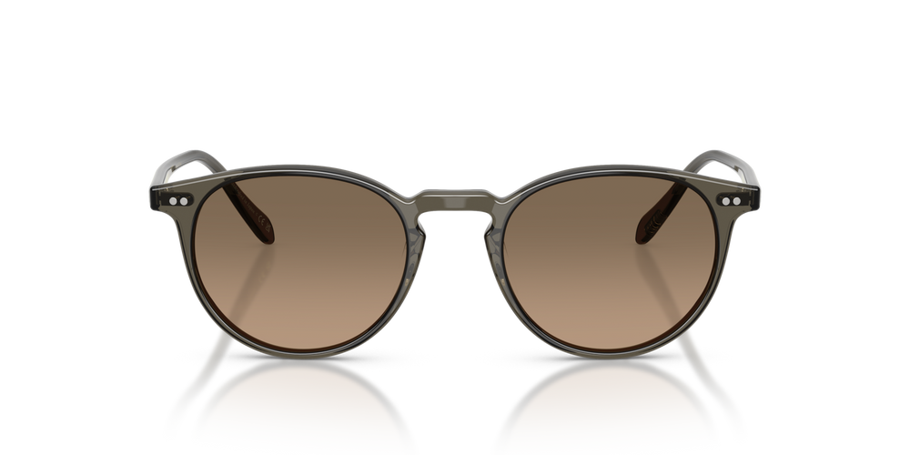 Oliver Peoples Riley Sun con montura Inkwell y lentes Marrón - imagen 2
