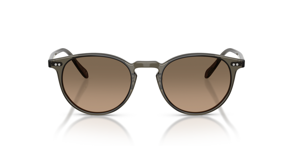 Oliver Peoples Riley Sun with Inkwell frame and Sandstone Gradient