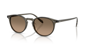 Oliver Peoples Riley Sun con montura Inkwell y lentes Marrón - imagen 1