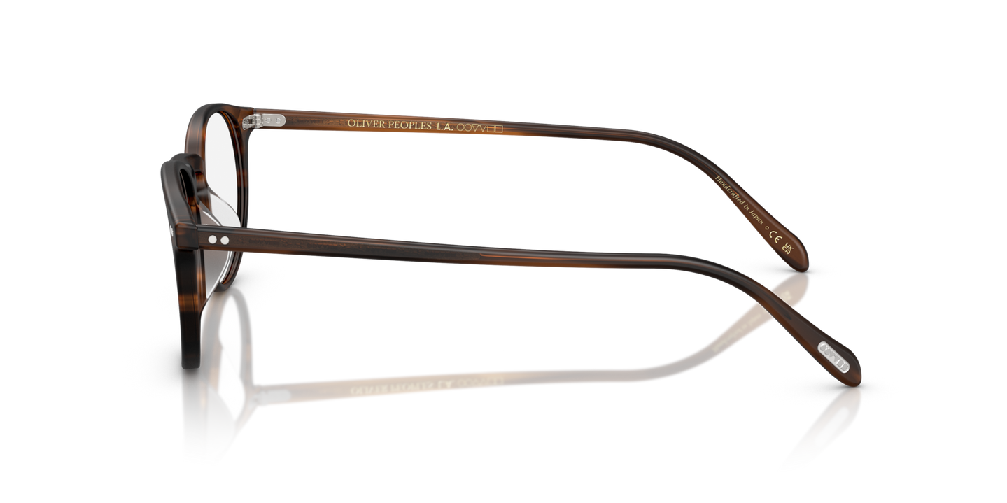 Oliver Peoples Riley-R with Semi Matte Tuscany Tortoise frame - Image Hinge