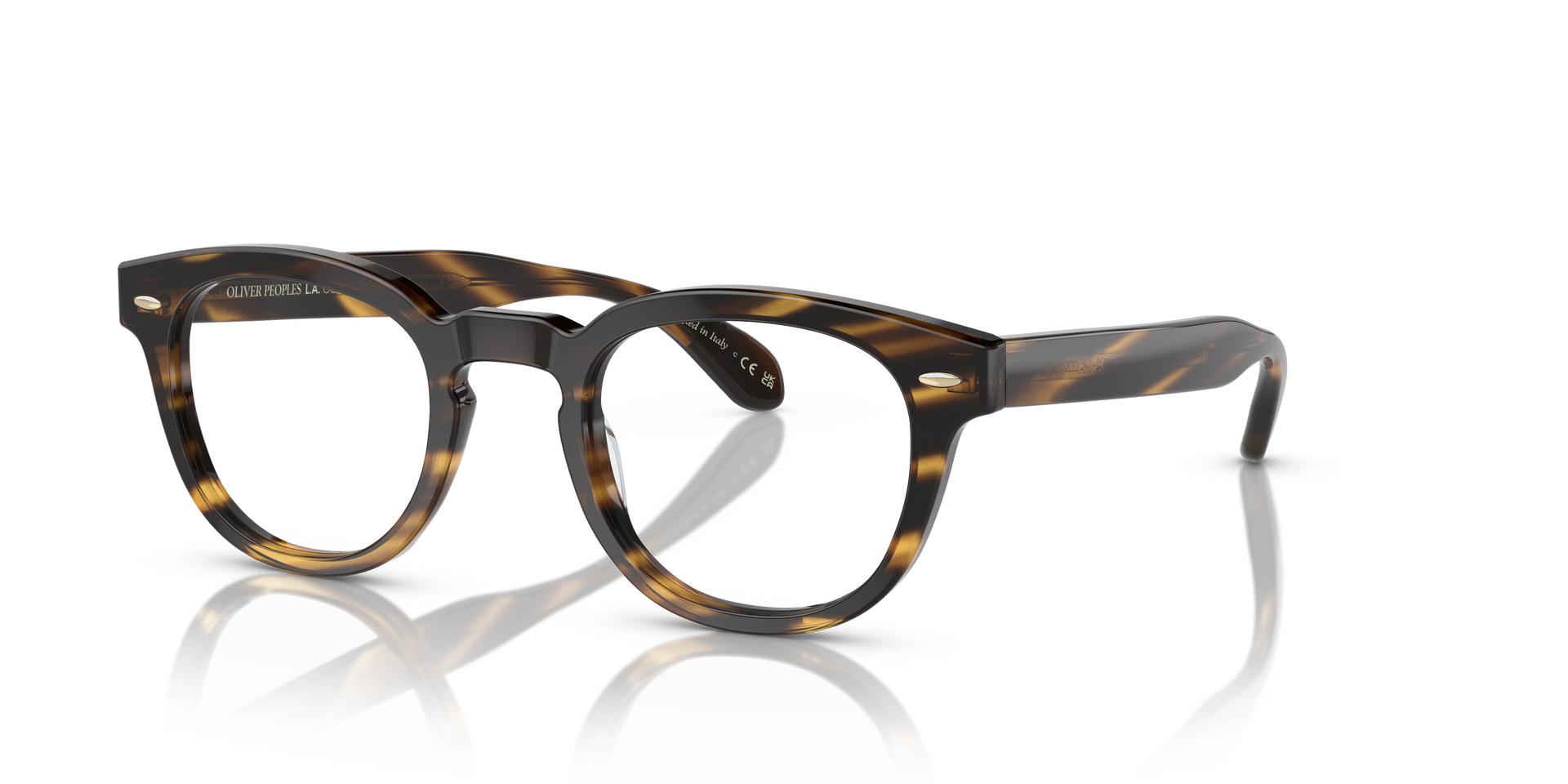 Oliver Peoples Sheldrake Low Bridge Fit with Cocobolo frame
